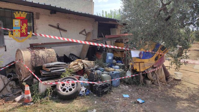 Aktivitet i paligjshëm me ndotje mjedisore, gjobë dhe sekuetrim mallrash nga policia e Barit, Itali
